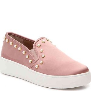 Steve Madden Genette Slide Platform Pearl
